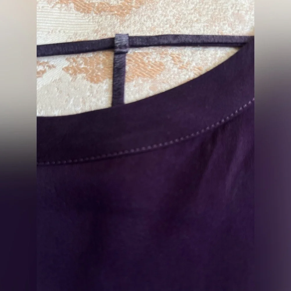 CHASOR PURPLE SILK TOP SIZE XS - Picture 5 of 7